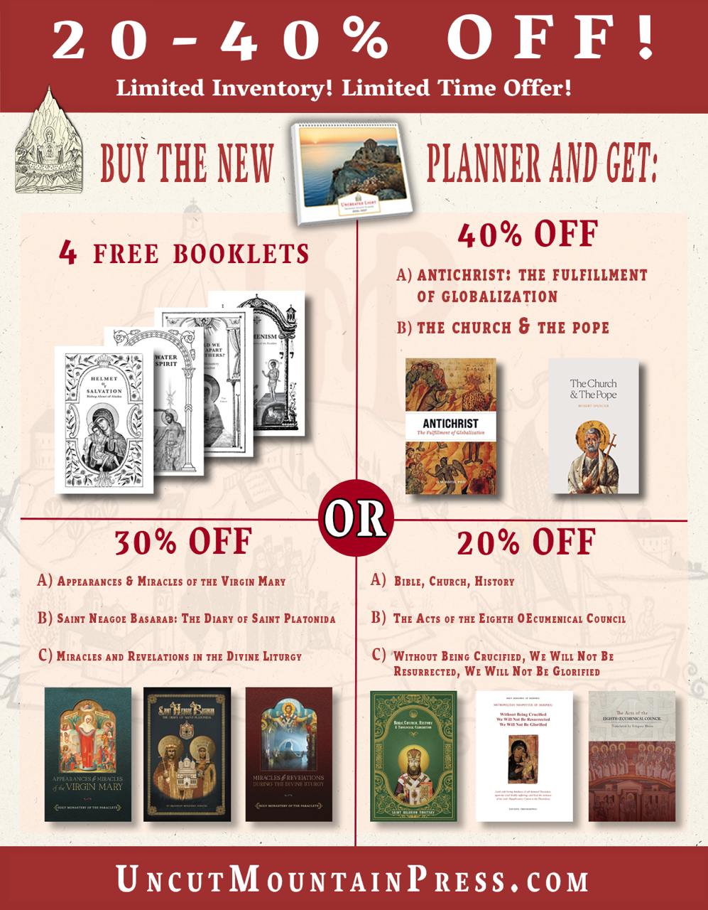 NEW CHURCH YEAR SALE