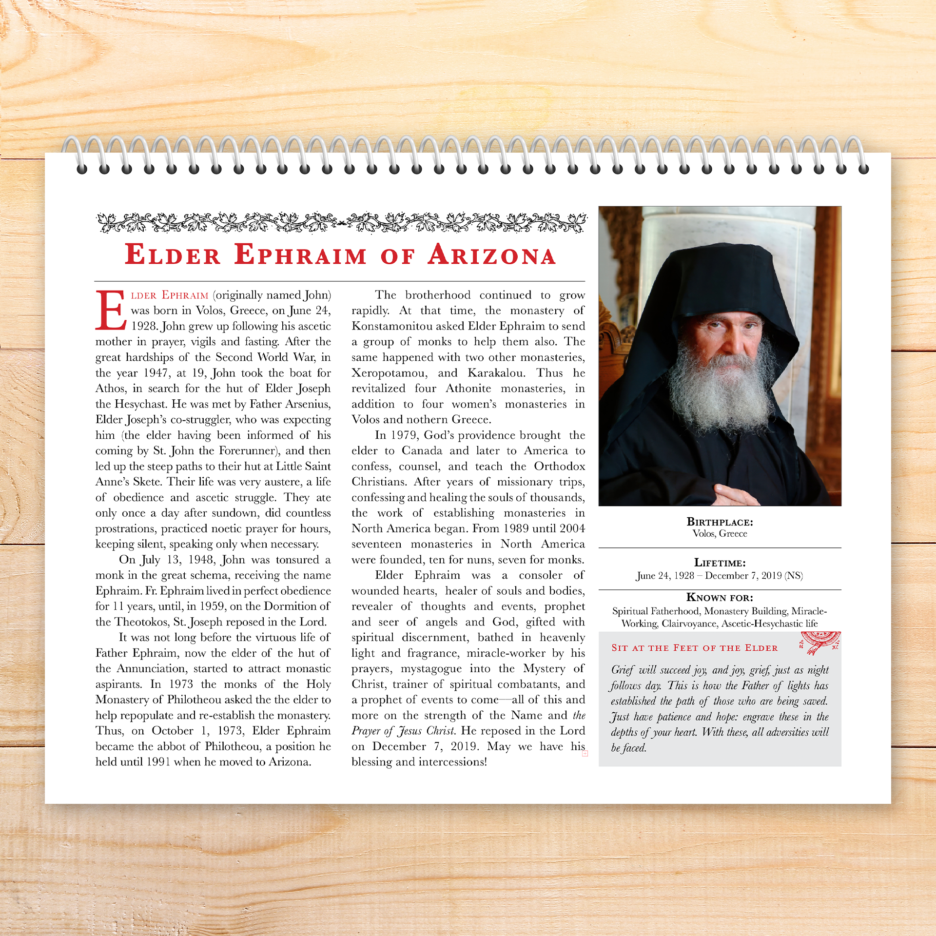 Uncreated Light Orthodox Student Planner 2025–2026