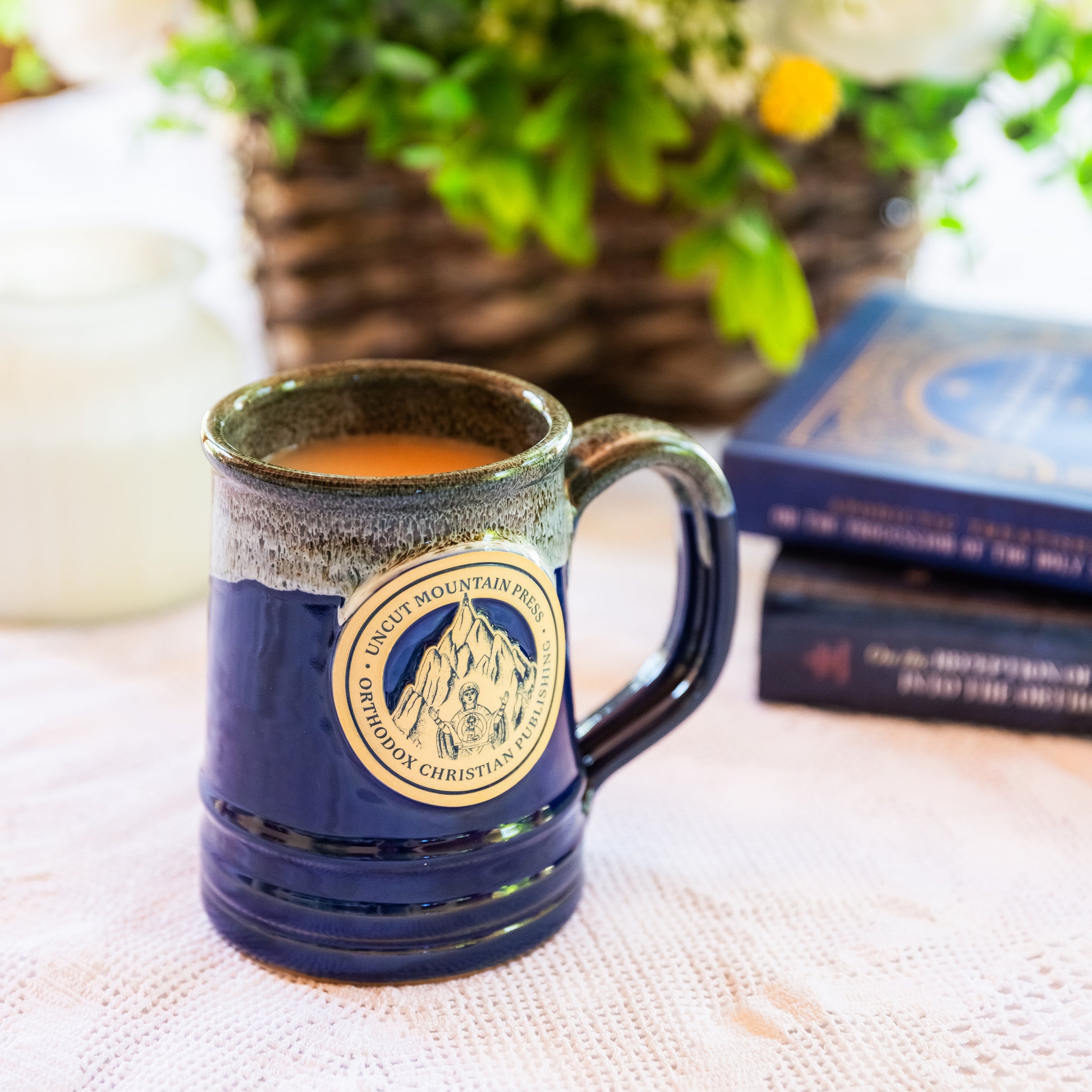 "Uncut Mountain Press" Large Tankard Mug
