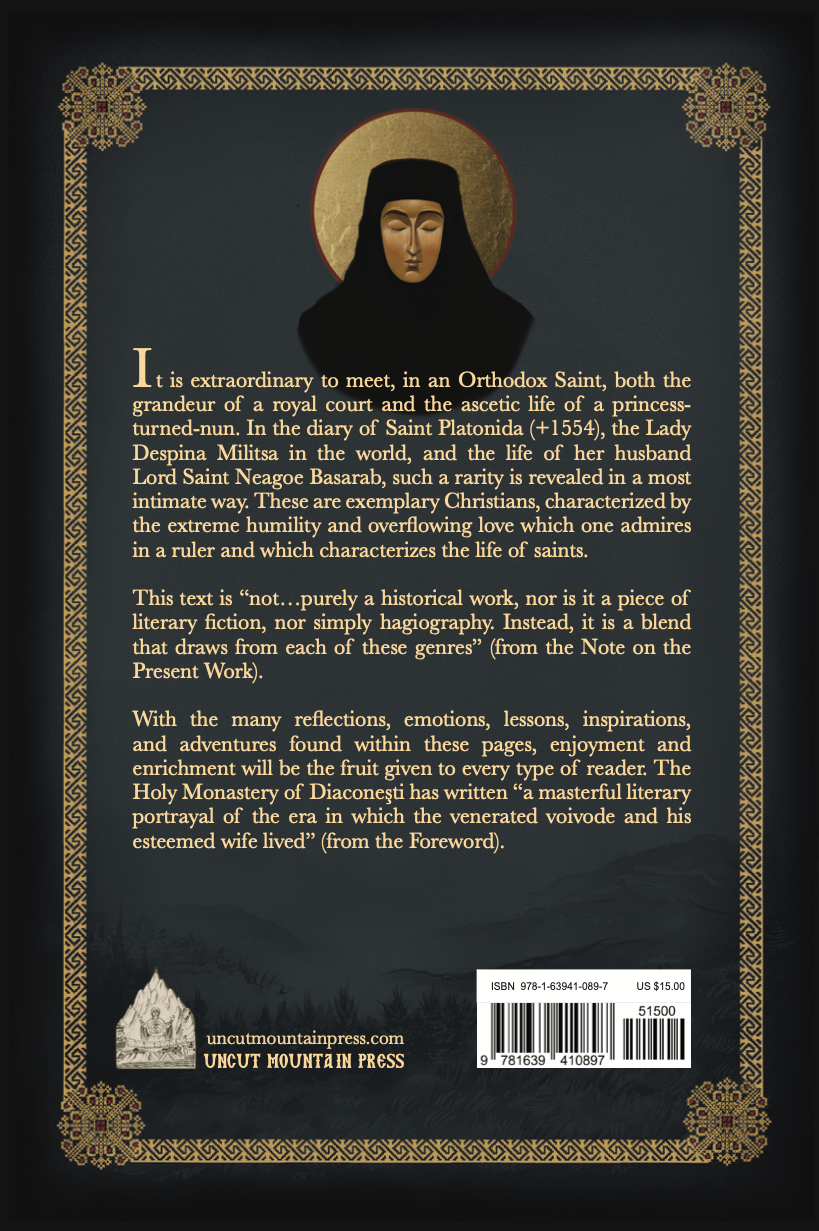 Saint Neagoe Basarab: The Diary of Nun Platonida